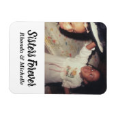 Magnet Flexible Photo de Soeurs mignonnes (Horizontal)