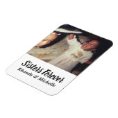 Magnet Flexible Photo de Soeurs mignonnes (Côté Gauche)