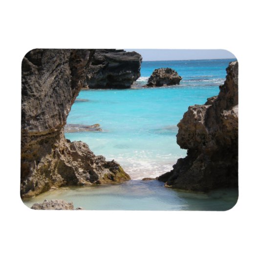 Magnet Flexible Photo de Tropical Island Coast & Sea (Horizontal)
