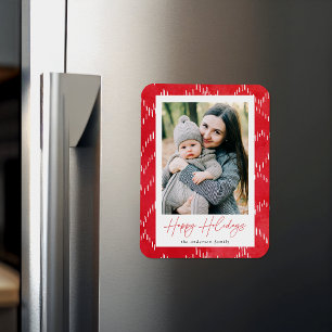 Magnet Flexible Photo de vacances avec purée rouge