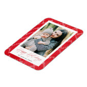 Magnet Flexible Photo de vacances avec purée rouge (Côté Gauche)