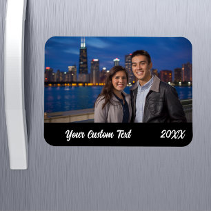 Magnet Flexible Photo de vacances de famille personnalisé Réfrigér