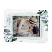 Magnet Flexible Photo de vacances de Foliing hiver moderne (Horizontal)