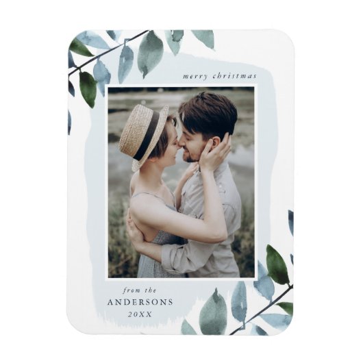 Magnet Flexible Photo de vacances de Foliing hiver moderne (Vertical)