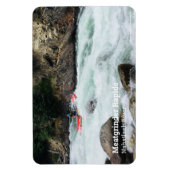 Magnet Flexible Photo De Votre Propre Rivière Avec Légende (Vertical)