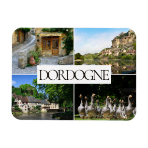 Magnet Flexible Photo de voyage de collage de paysages de Dordogne