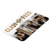 Magnet Flexible Photo d'or de la fin d'études secondaires (Côté Gauche)