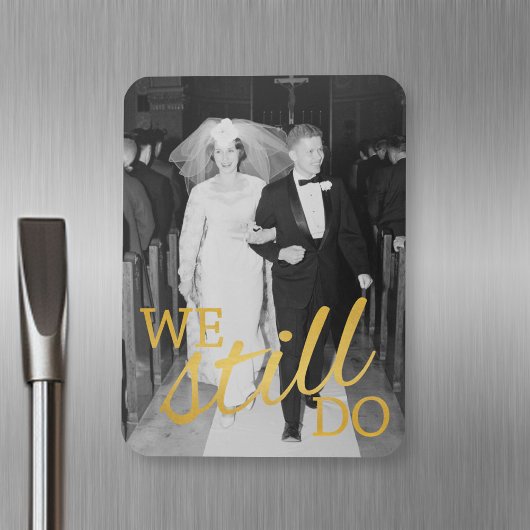 Magnet Flexible Photo du 50e anniversaire du Mariage - Nous le fai