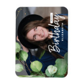 Magnet Flexible Photo Elégante moderne Eucalyptus Cadeau Anniversa (Vertical)