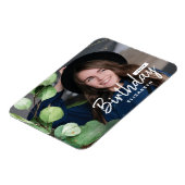 Magnet Flexible Photo Elégante moderne Eucalyptus Cadeau Anniversa (Côté Gauche)