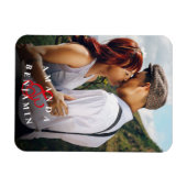 Magnet Flexible Photo en couple moderne personnalisée (Horizontal)