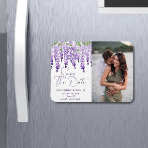 Magnet Flexible Photo Enregistrer La Date Aquarelle Mariage Wister