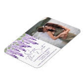 Magnet Flexible Photo Enregistrer La Date Aquarelle Mariage Wister (Côté Gauche)