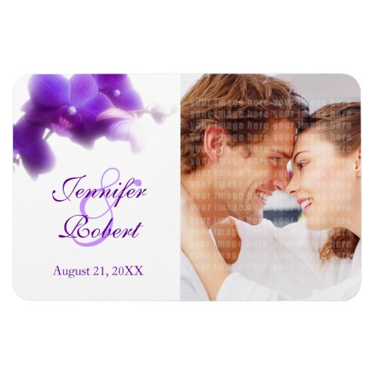 Magnet Flexible Photo Enregistrer la date / Favoriser le aimant Ma (Horizontal)