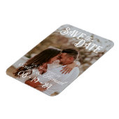 Magnet Flexible Photo Enregistrer l'aimant de date avec du texte b (Côté Gauche)