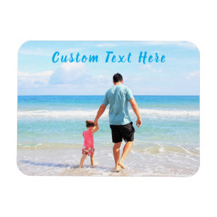 Magnet Flexible Photo et texte personnalisés - Votre propre desig