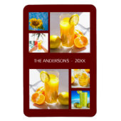 Magnet Flexible Photo Famille Modèle Collage (Vertical)