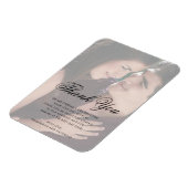 Magnet Flexible Photo Faux Vellum Merci Élégant Mariage Faveur (Côté Gauche)