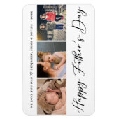 Magnet Flexible Photo Fête des pères élégante (Vertical)