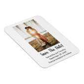 Magnet Flexible Photo Fiançailles Mariage Enregistrer La Carte Dat (Côté Droit)