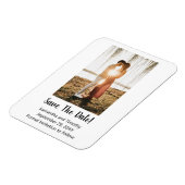 Magnet Flexible Photo Fiançailles Mariage Enregistrer La Carte Dat (Côté Gauche)
