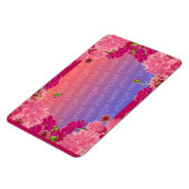 Magnet Flexible Photo florale magenta (Côté Gauche)