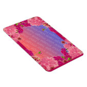 Magnet Flexible Photo florale magenta (Côté Droit)