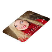 Magnet Flexible Photo Joyeux Noël moderne (Côté Gauche)