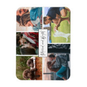 Magnet Flexible Photo mariée et brillante de couple marié et marié (Vertical)