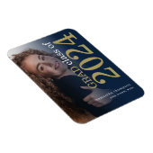 Magnet Flexible Photo Marine Gold 2023 Faire-part de graduation (Côté Droit)