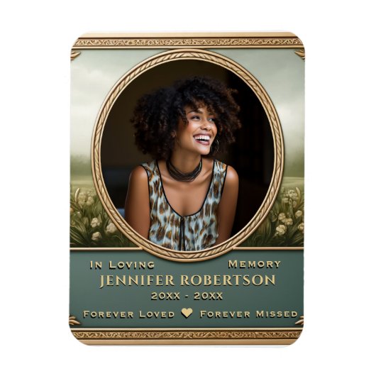 Magnet Flexible Photo Memorial (Vertical)