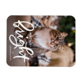 Magnet Flexible Photo Meowy et Bright Cat (Horizontal)