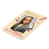 Magnet Flexible Photo mignonne Milieu de l'école secondaire Favori (Côté Gauche)