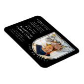 Magnet Flexible Photo Modern Arch Graduate Script Graduate Party (Côté Droit)