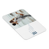 Magnet Flexible Photo moderne Enregistrer la carte postale Date (Côté Droit)