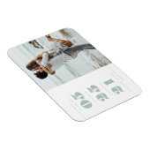 Magnet Flexible Photo moderne Enregistrer le dateur Magent (Côté Droit)
