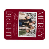 Magnet Flexible Photo moderne Joyeuse et brillante (Horizontal)