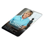 Magnet Flexible Photo moderne meilleure définition jamais Cousin (Côté Gauche)