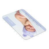 Magnet Flexible Photo moderne Purple Girl Baby Birth (Côté Droit)