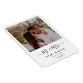 Magnet Flexible Photo moderne Rustic Botanical Wedding (Côté Droit)