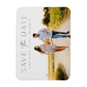 Magnet Flexible Photo moderne simple Enregistrer la date Aimant fi (Vertical)