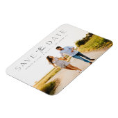 Magnet Flexible Photo moderne simple Enregistrer la date Aimant fi (Côté Gauche)