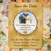 Magnet Flexible Photo Personnalisé, 50e Anniversaire de Mariage Sa