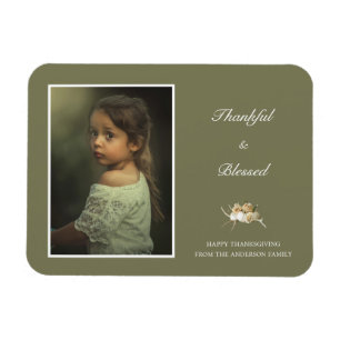 Magnet Flexible Photo personnalisé de Thanksgiving