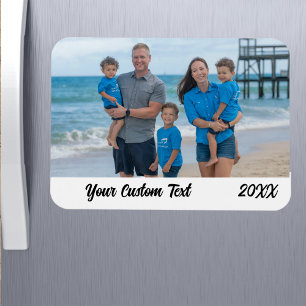 Magnet Flexible Photo personnalisé de vacances en famille pour réf