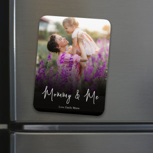 Magnet Flexible Photo personnalisé simple Maman et moi sur mesure