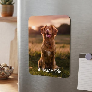 Magnet Flexible Photo personnalisée avec le nom de votre chien