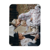 Magnet Flexible Photo personnalisée avec nom de famille et année d (Vertical)