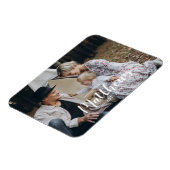 Magnet Flexible Photo personnalisée avec nom de famille et année d (Côté Gauche)