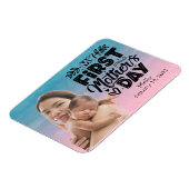 Magnet Flexible Photo personnalisée de ma première fête des mères (Côté Gauche)